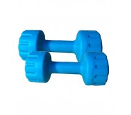 Body Maxx Colored Pvc Vinyal Dumbells 5 kg x 2 No. For Home Gym Exercises (Available in Assorted Colors), 5 Kg 